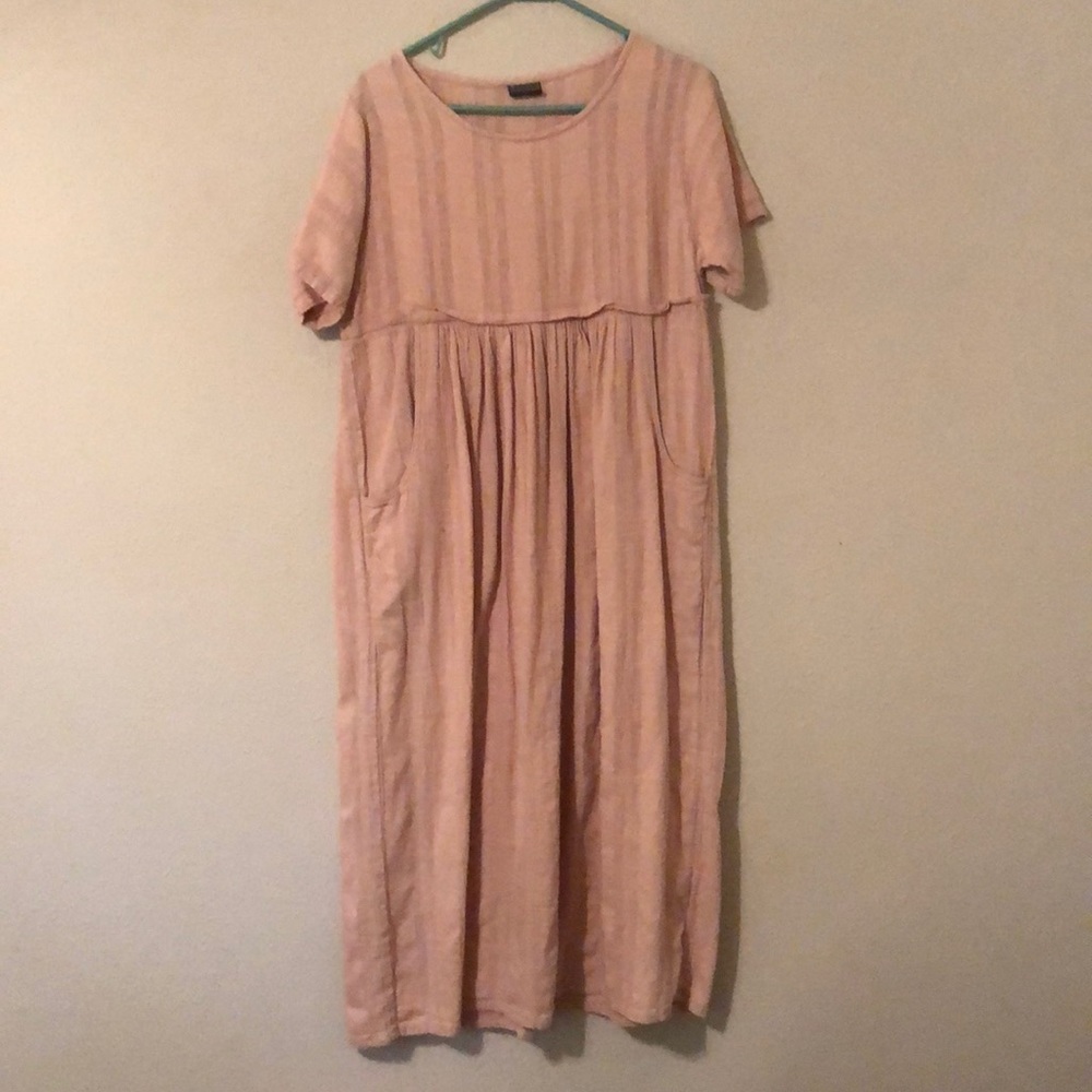 Light peach maxi